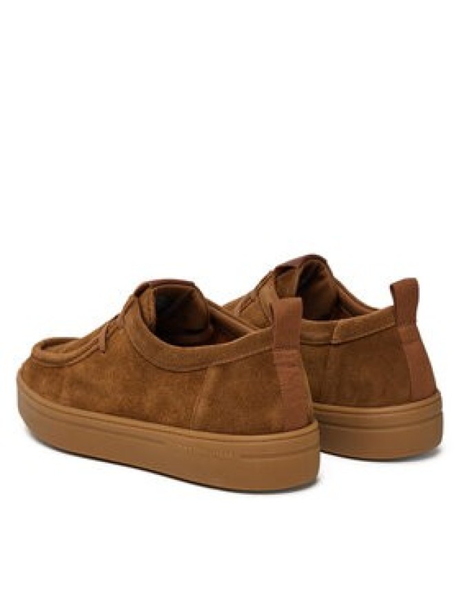 Tommy Hilfiger Półbuty Modern Light Suede Moc Toe Shoe FM0FM05501 Brązowy