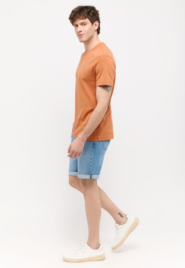 MĘSKA KOSZULKA MUSTANG T-shirt Allen Raw Sienna 1015061 7088