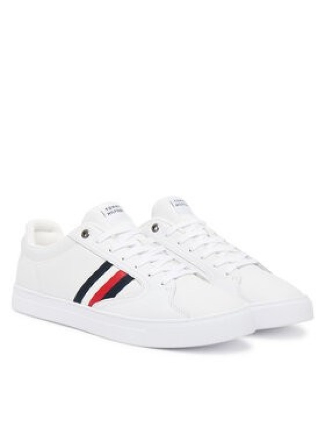 Tommy Hilfiger Sneakersy Icon Court Stripes FM0FM05628 Biały