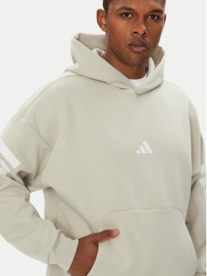 adidas Bluza Future Icons 3-Stripes JW7099 Beżowy Regular Fit