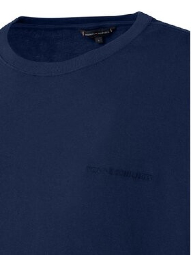 Tommy Hilfiger Bluza Terry UM0UM03910 Granatowy Regular Fit