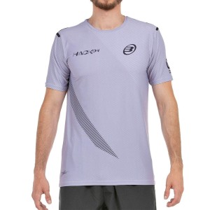T-shirt Bullpadel Paquito 25V light grey z fluo detalami
