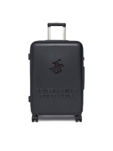 Beverly Hills Polo Club Walizka średnia CEO-BHPC-M-002-08-NAVY Granatowy