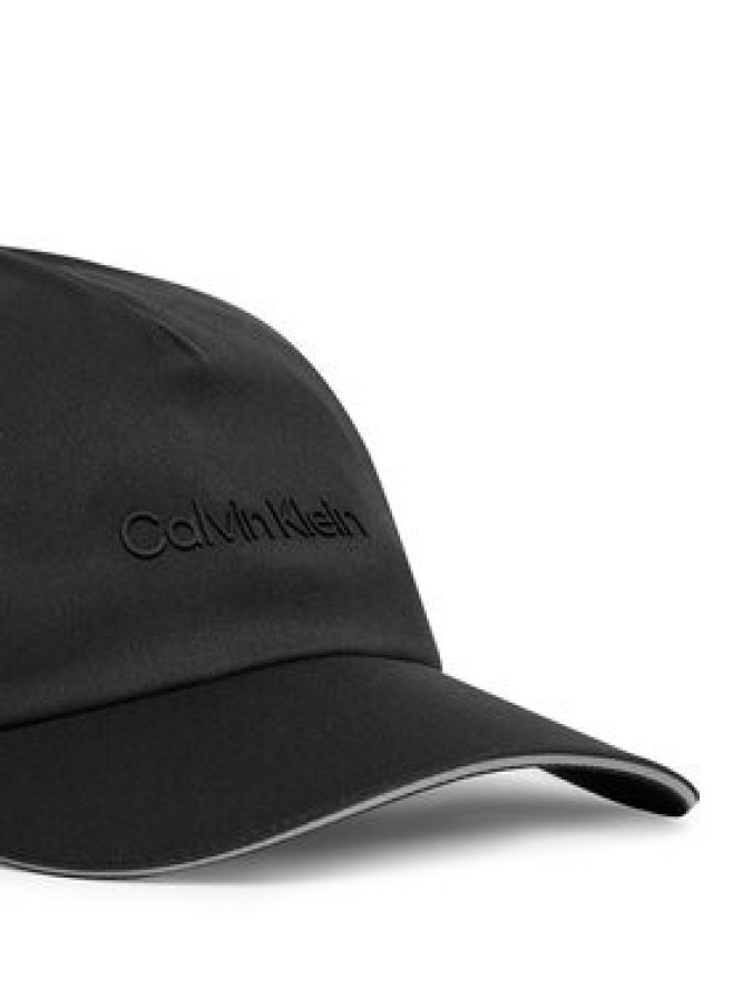 Calvin Klein Czapka z daszkiem Micro Twill W Silicone Trucker LV04D5079G Czarny