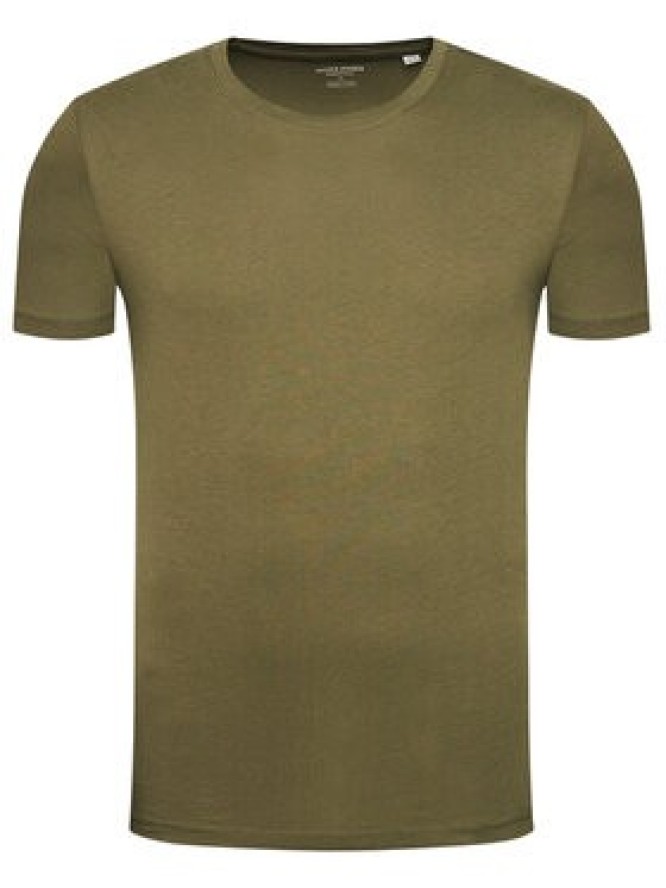 Jack & Jones T-Shirt Orrganic Basic 12156101 Zielony Slim Fit