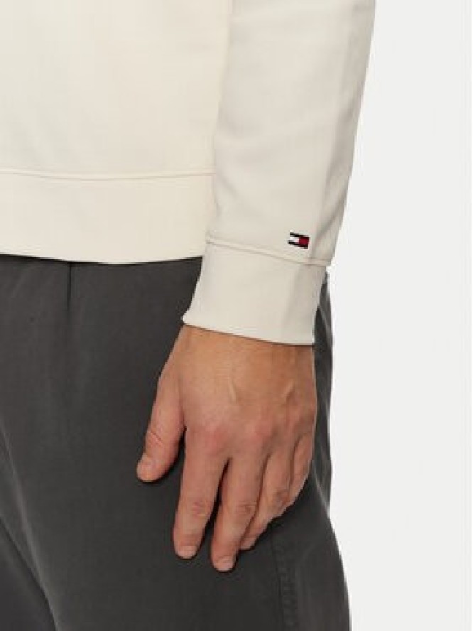 Tommy Hilfiger Bluza Icon MW0MW38349 Écru Regular Fit