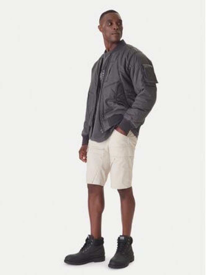 G-Star Raw Szorty materiałowe 3D Cargo D26222-D308 Écru Regular Fit