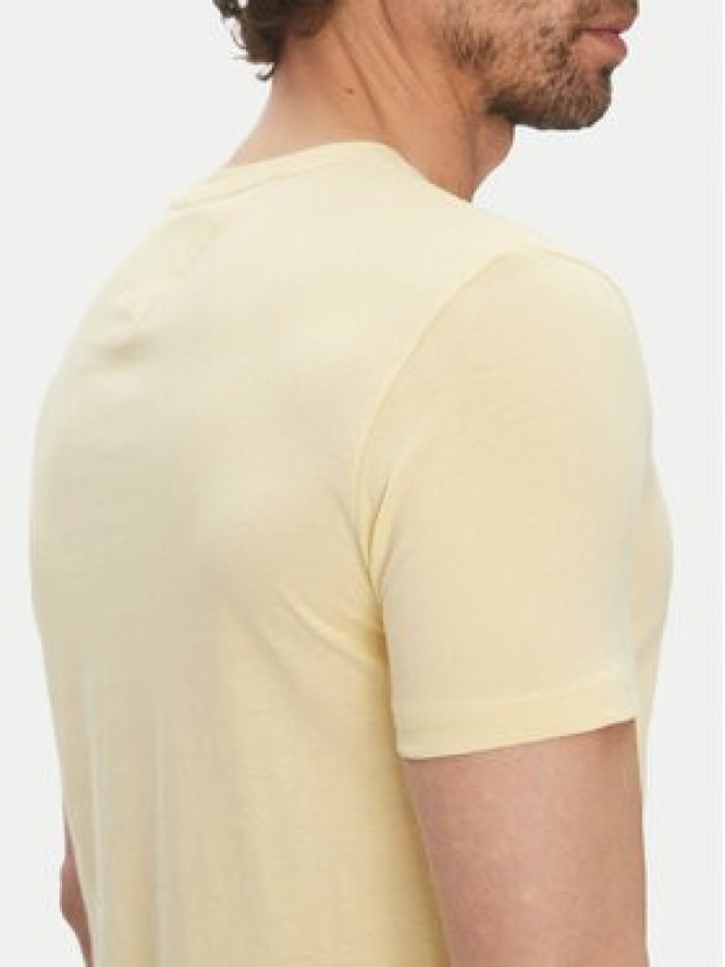 Tommy Jeans T-Shirt DM0DM20363 Żółty Slim Fit