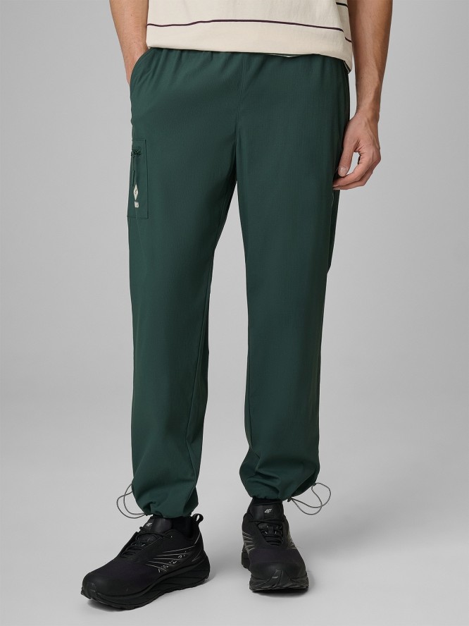 4F Spodnie casual joggery męskie - zielone L