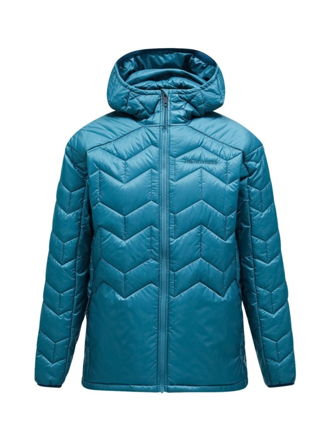 Kurtka Peak Performance męska Elevate Liner Hood turkusowa 24/25