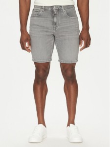 Tommy Hilfiger Szorty jeansowe Brooklyn MW0MW39222 Szary Slim Fit