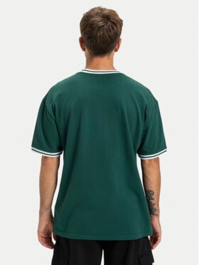 DC Shoes T-Shirt Skateball Jersey EDYKT03542 Zielony Regular Fit