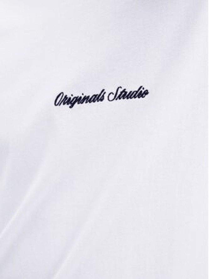 Jack & Jones T-Shirt Norrebro 12282892 Biały Relaxed Fit