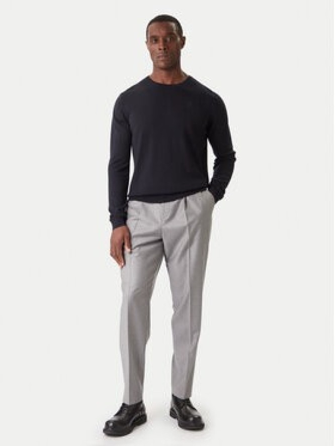 KARL LAGERFELD Sweter 655000 554399 Granatowy Slim Fit