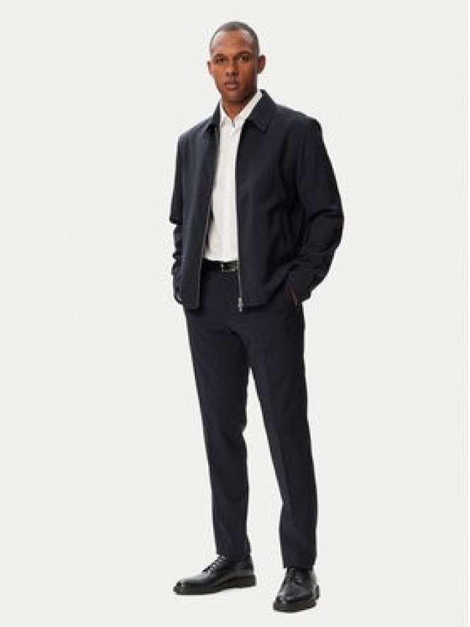 BOSS Spodnie garniturowe H-George-263 50567486 Granatowy Slim Fit