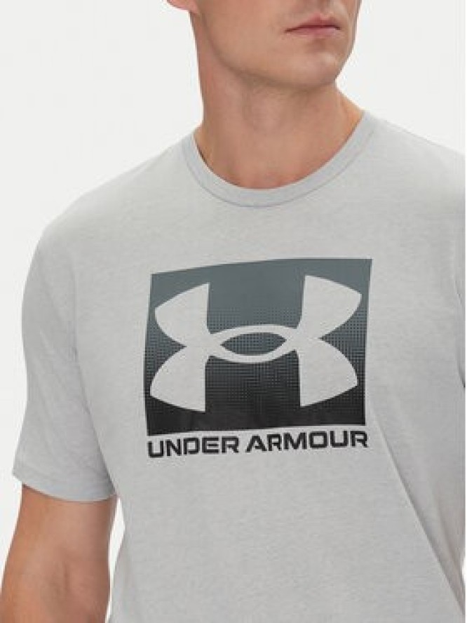 Under Armour T-Shirt Boxed Sports 1386793 Szary Loose Fit