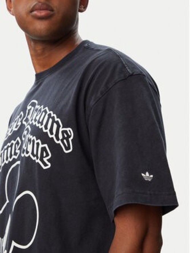 adidas T-Shirt Adidas Disney Mickey Mouse Dreams IA4402 Czarny Loose Fit