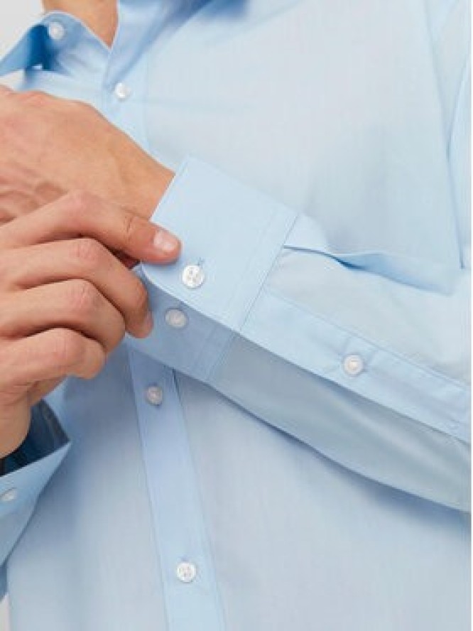 Jack & Jones Koszula 12187222 Błękitny Slim Fit