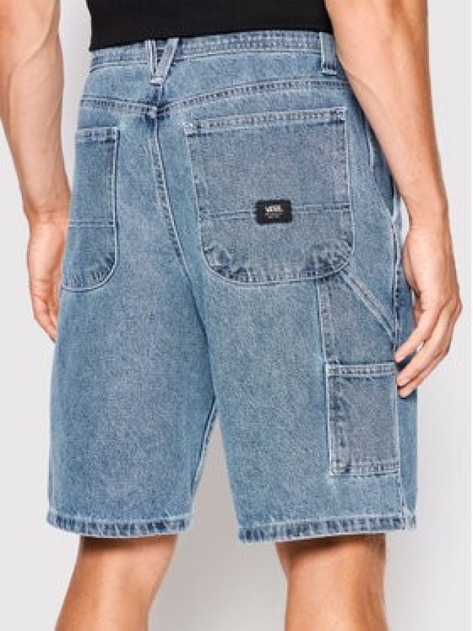 Vans Szorty jeansowe Drill Chore VN0A7S4S Niebieski Loose Fit