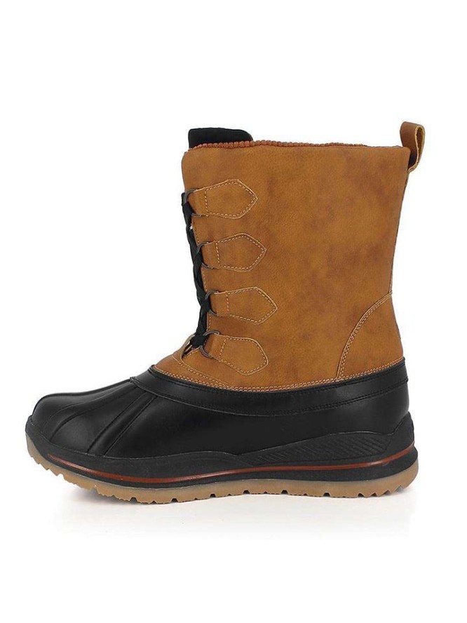 Kimberfeel Kozaki zimowe "Noham" w kolorze brązowo-czarnym rozmiar: 42