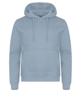 clique Bluza z kapturem Miami z bawełny i poliestru z recyklingu – Soft Blue