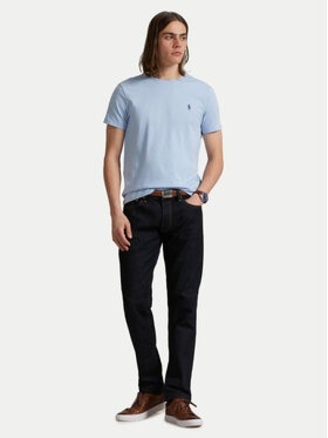 Polo Ralph Lauren T-Shirt 710671438444 Błękitny Custom Slim Fit