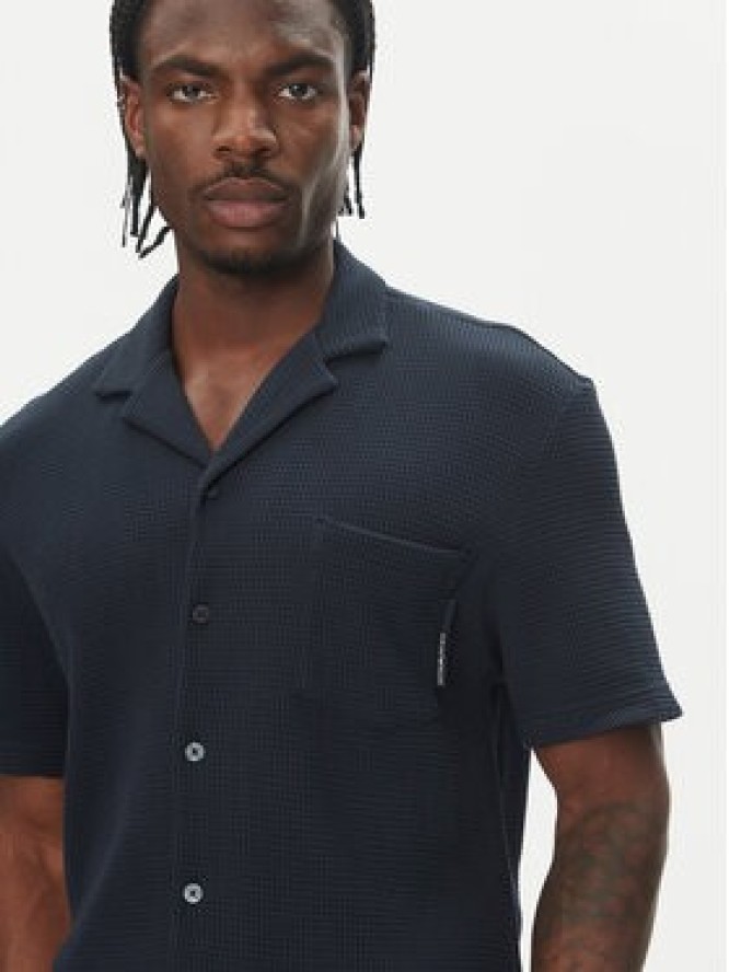 Emporio Armani Underwear Koszula EM000633 AF10792 UB102 Granatowy Regular Fit