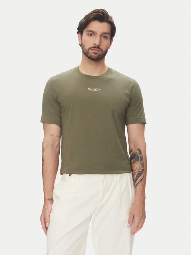 Marc O'Polo T-Shirt 523 2012 51382 Zielony Regular Fit