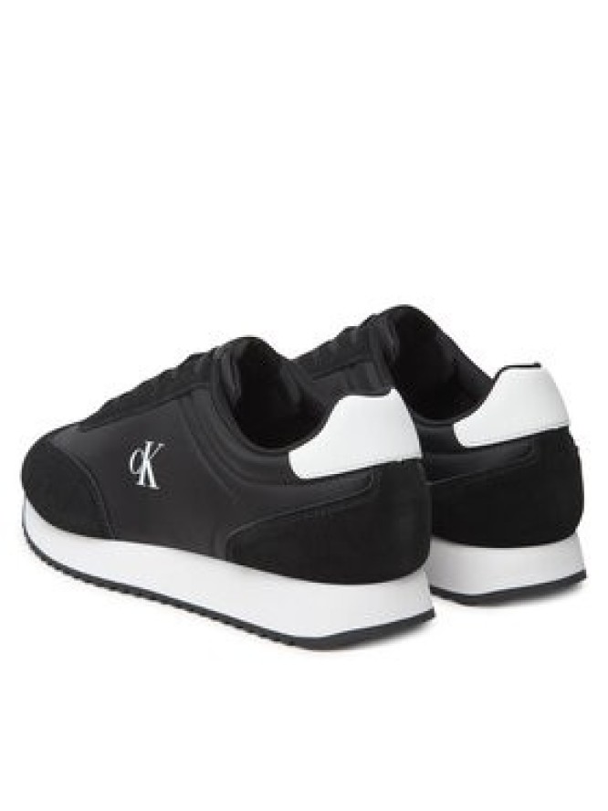 Calvin Klein Jeans Sneakersy Retro Runner Lace Up Ny-Su YM0YM01325 Czarny
