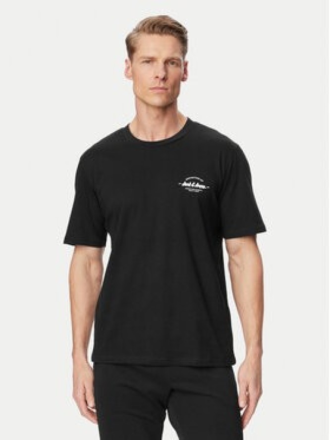 Jack & Jones Komplet t-shirt i spodenki Brandon 12298184 Czarny Regular Fit