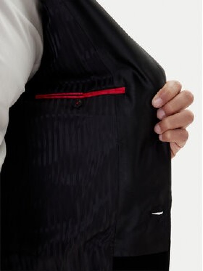 HUGO Marynarka Henry254E1X 50549032 Czarny Slim Fit