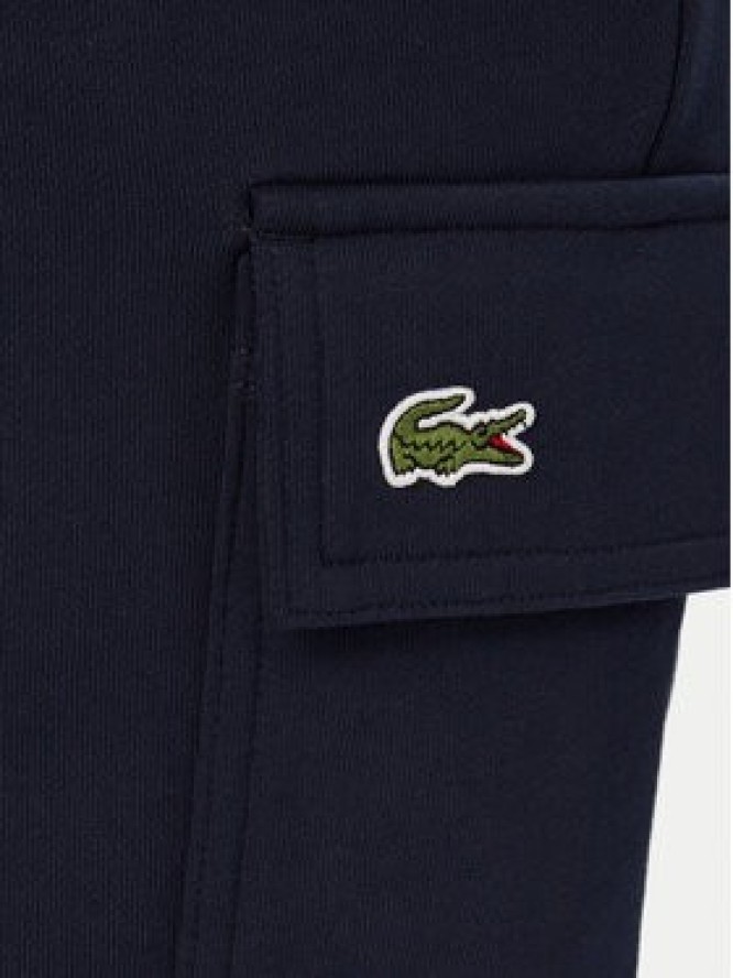 Lacoste Szorty sportowe GH9743 Granatowy Regular Fit