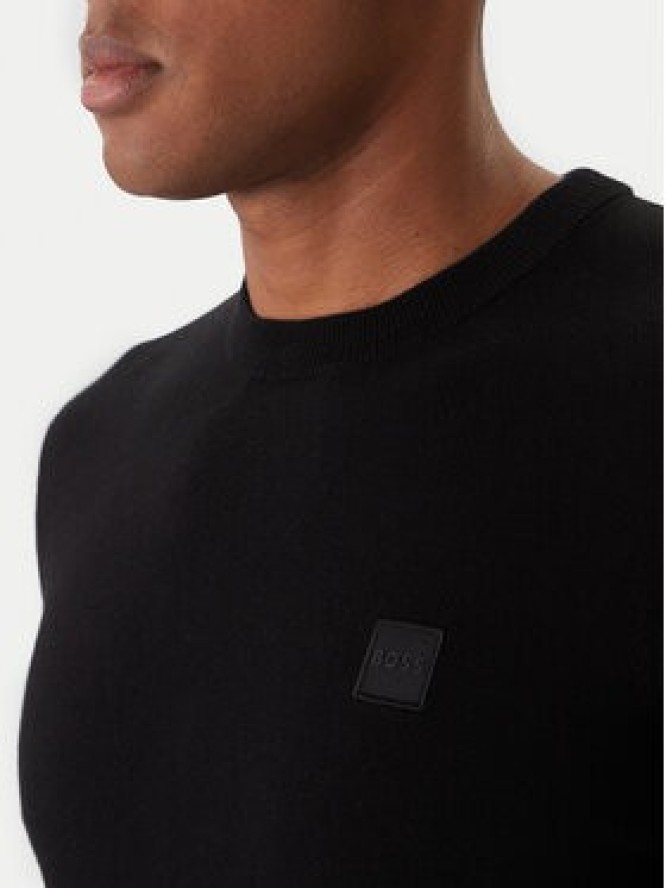 BOSS Sweter Kanovano_S 50527583 Czarny Regular Fit