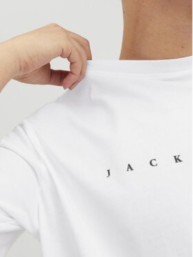 Jack & Jones T-Shirt Star 12234746 Biały Relaxed Fit