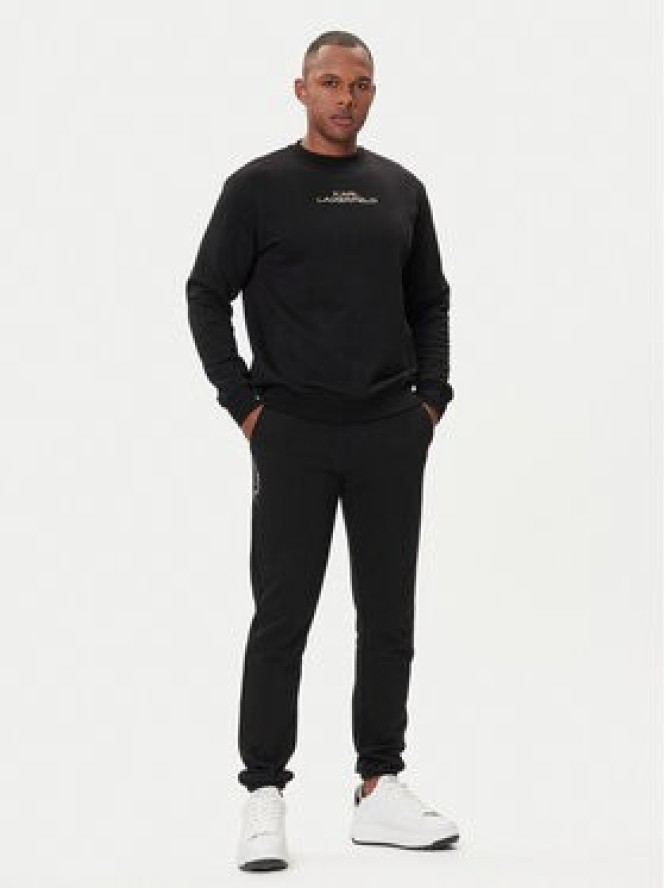 KARL LAGERFELD Bluza 705061 554942 Czarny Regular Fit