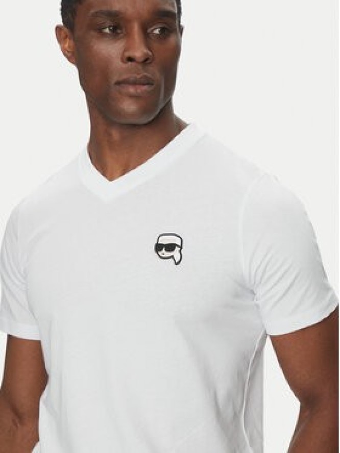 KARL LAGERFELD T-Shirt 755021 552224 Biały Regular Fit