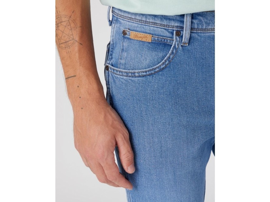 WRANGLER TEXAS SLIM MĘSKIE SPODNIE JEANSOWE JEANSY OFF SHORE W12SJXZ83 112330700