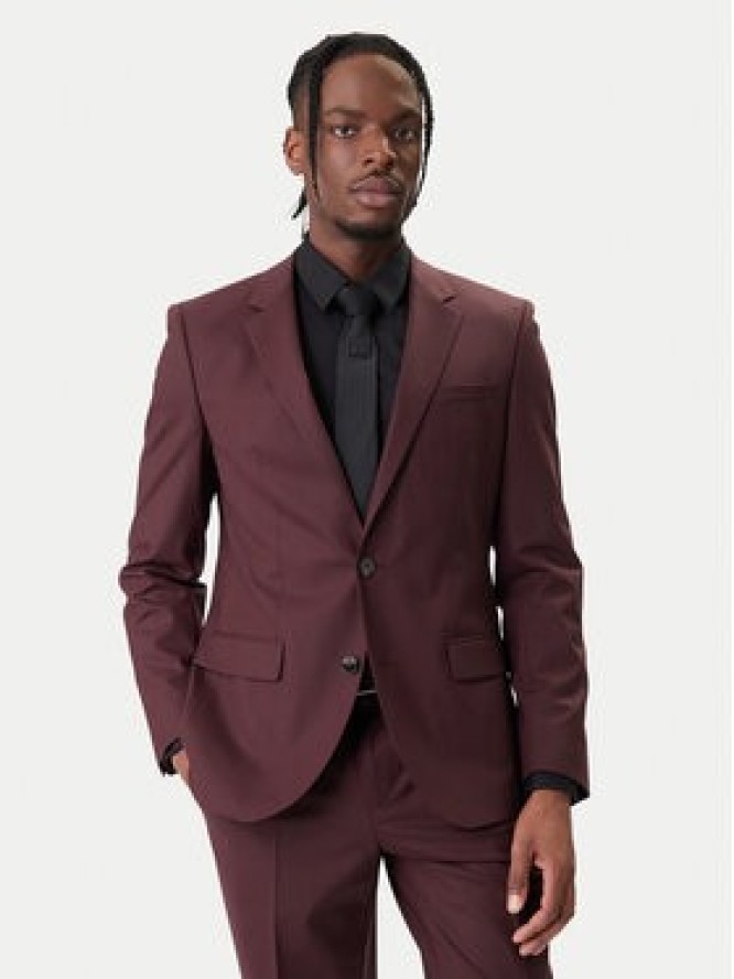 HUGO Garnitur Henry/Getlin 232X 50547345 Brązowy Slim Fit