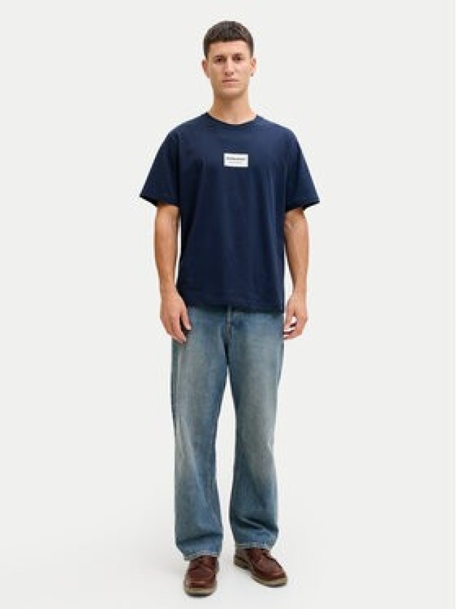 Jack & Jones T-Shirt Frank 12288092 Granatowy Relaxed Fit