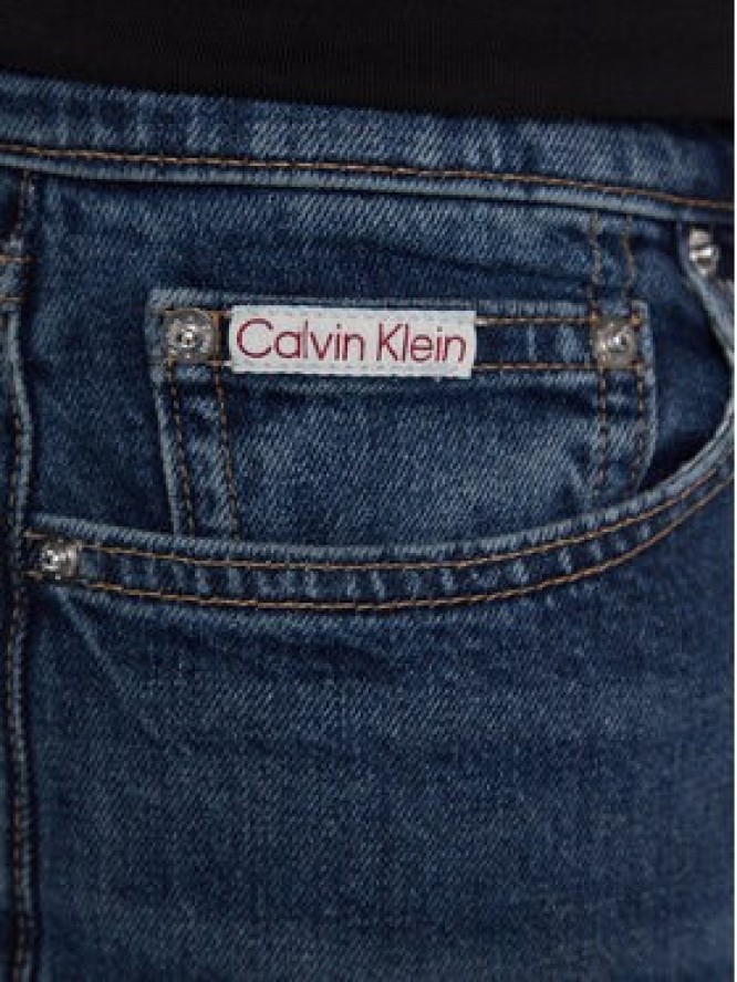 Calvin Klein Jeans Jeansy LV04LB782G Niebieski Straight Fit
