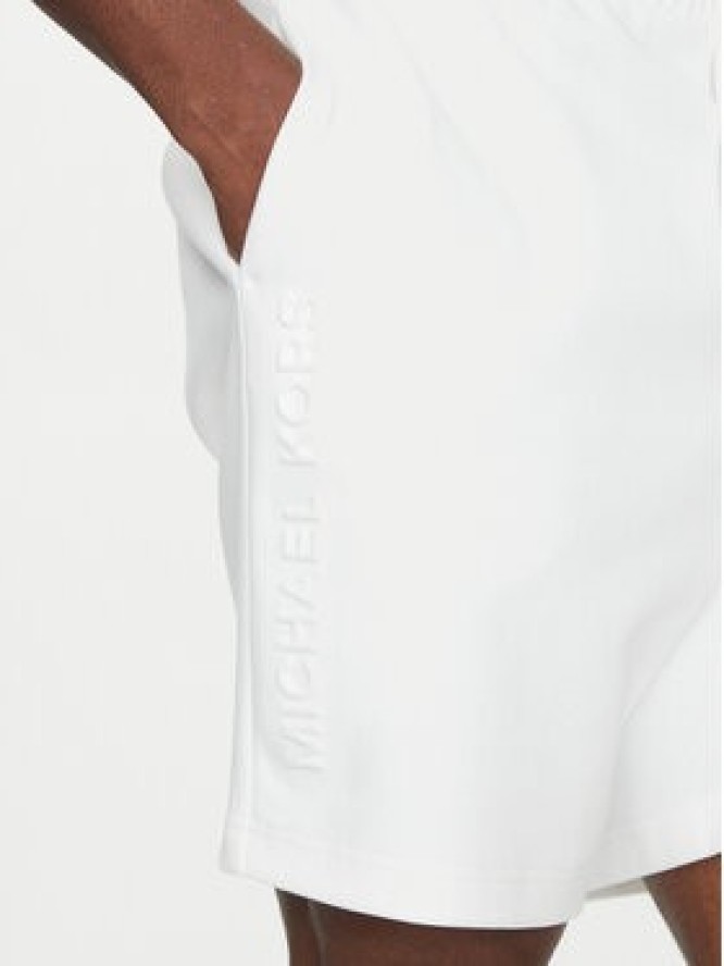 Michael Kors Szorty sportowe CR552G15MF Biały Regular Fit