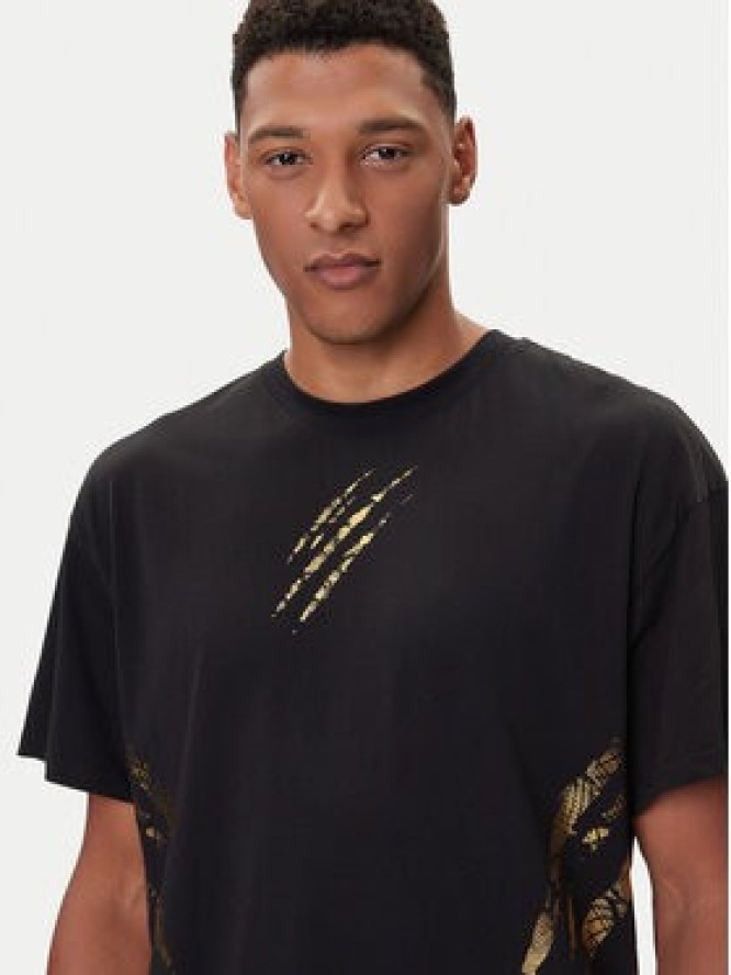 Plein Sport T-Shirt FAEC MTK8358 STE001N Czarny Loose Fit