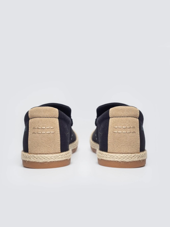 espadryle męskie granatowe tt174123 403