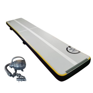 Mata dmuchana Airtrack MASTER S-Pro 600 x 100 x 20 cm - szaro-czarna