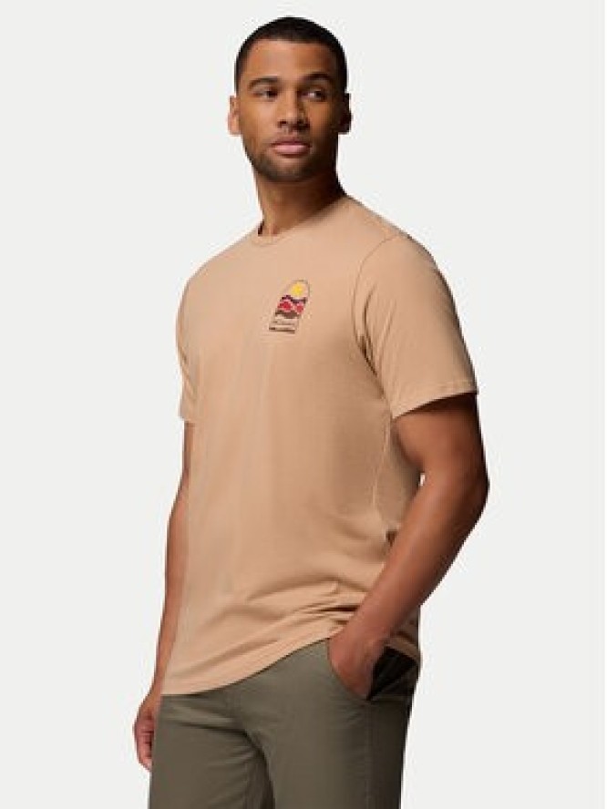 Columbia T-Shirt Explorers Canyon™ 2036451 Beżowy Regular Fit