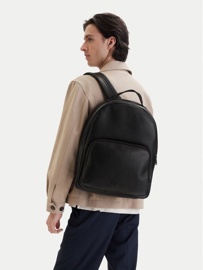 Calvin Klein Plecak Webbing Strap Round Backpack LV04D3282G Czarny