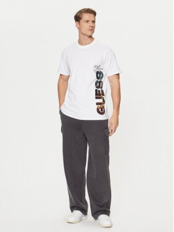 Guess T-Shirt M5RI01 KCHA1 Biały Regular Fit