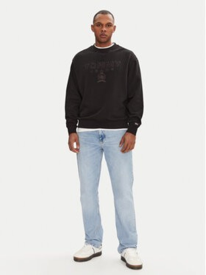 Tommy Jeans Bluza Varsity DM0DM20827 Czarny Relaxed Fit