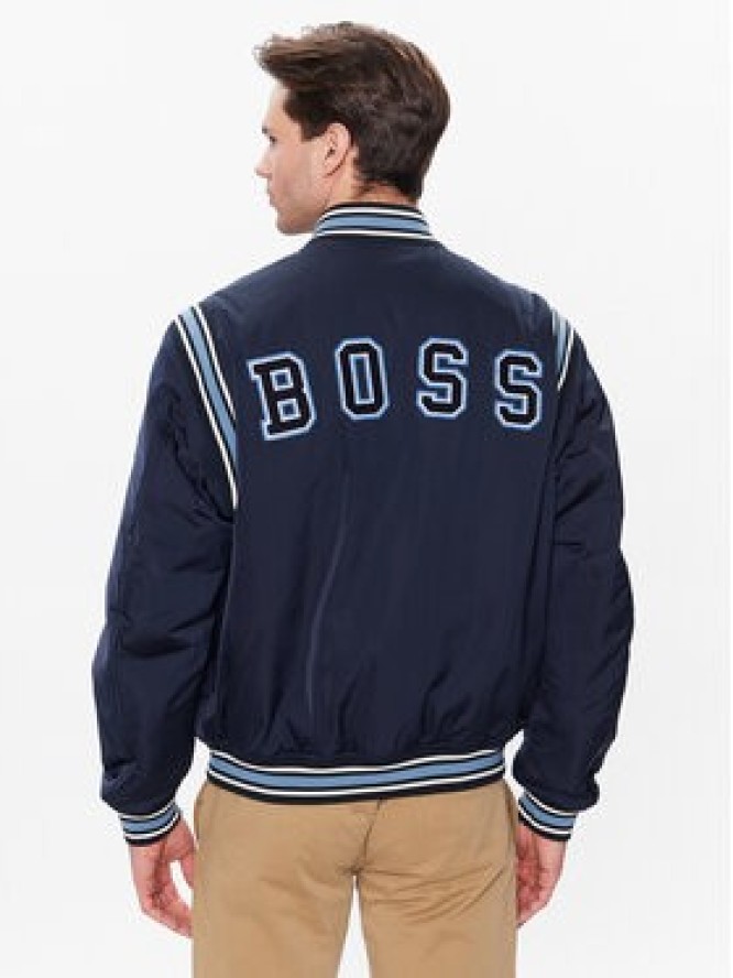 Boss Kurtka bomber 50481099 Niebieski Regular Fit