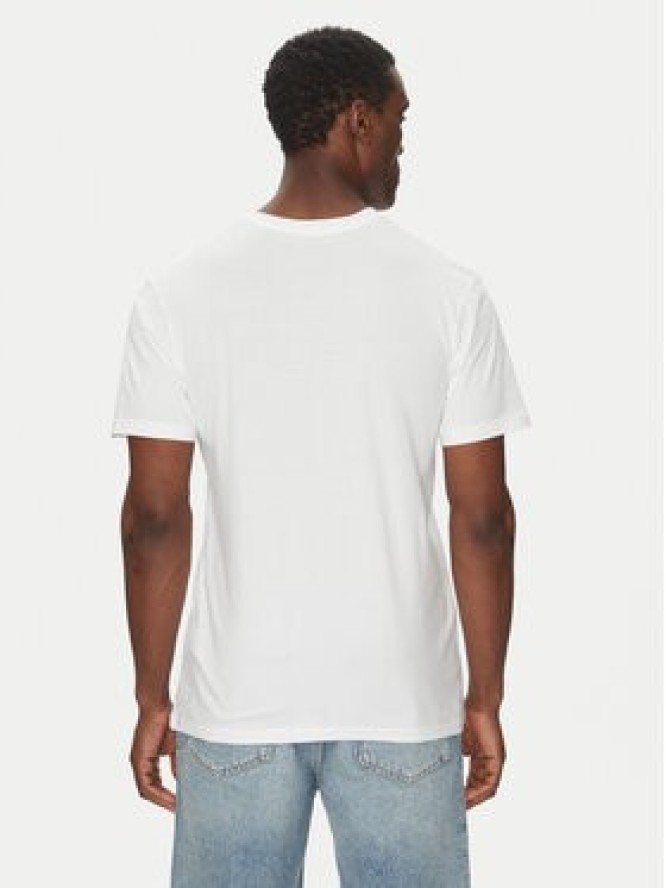 Quiksilver T-Shirt EQYZT08064 Biały Regular Fit